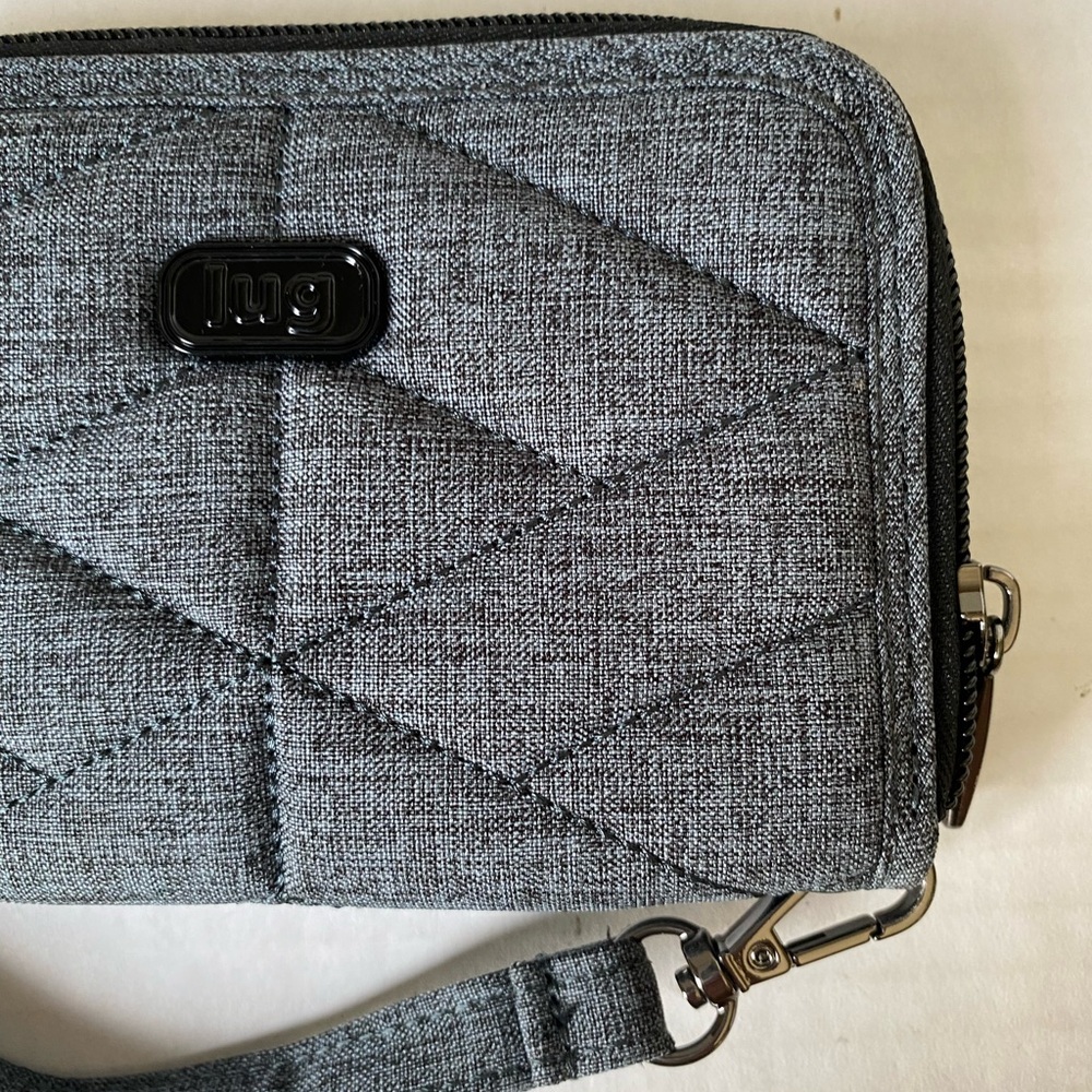 Lug Rodeo 2 Wallet Wristlet Heather Grey New - Picture 6 of 16